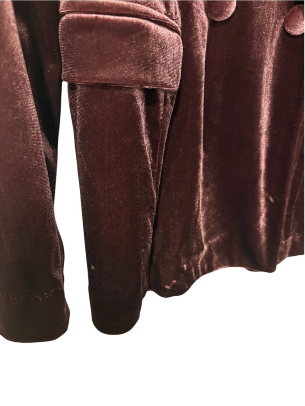 Maurices Velvet Double-Breasted Blazer - Picture 7 of 11
